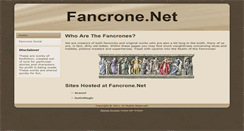 Desktop Screenshot of fancrone.net