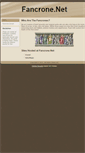 Mobile Screenshot of fancrone.net