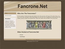 Tablet Screenshot of fancrone.net